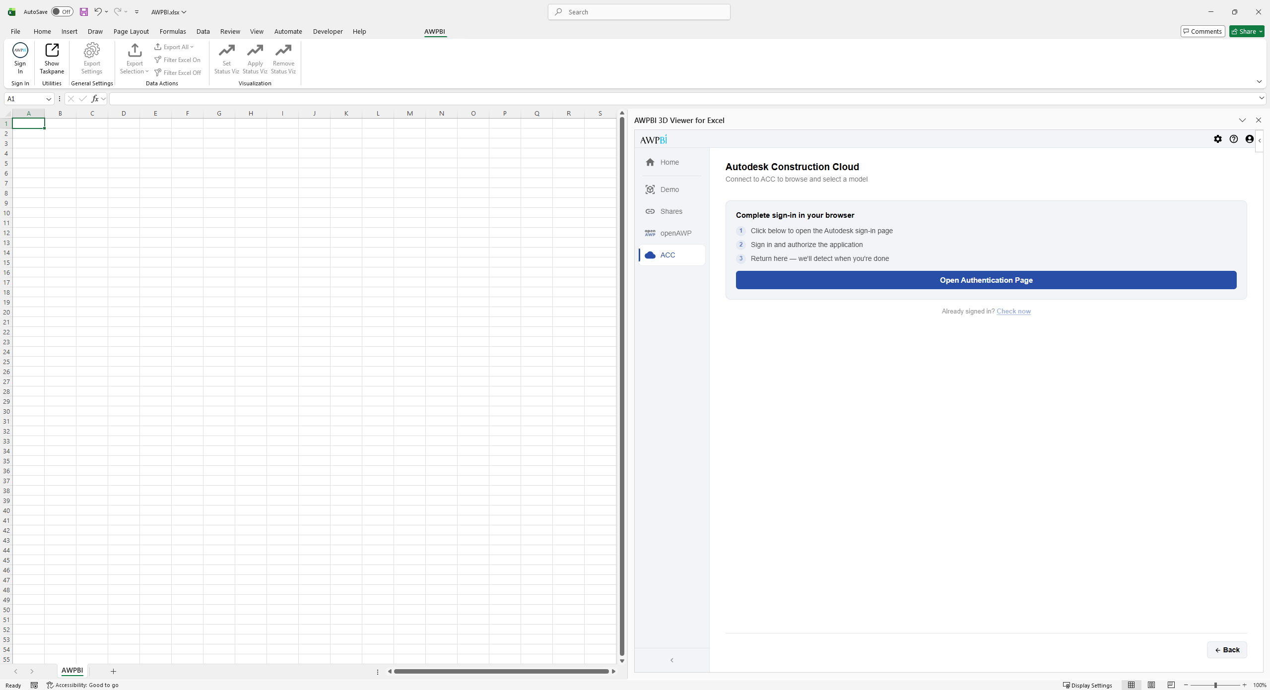 The Complete sign-in in your browser step